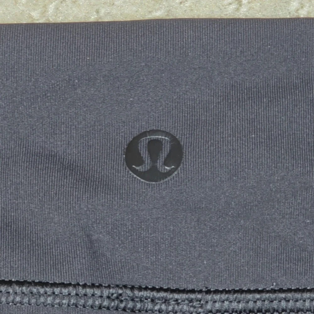 Lululemon Womens Size 4 Black Casual Workout Capri Cropped Leggings Gym Run Yoga